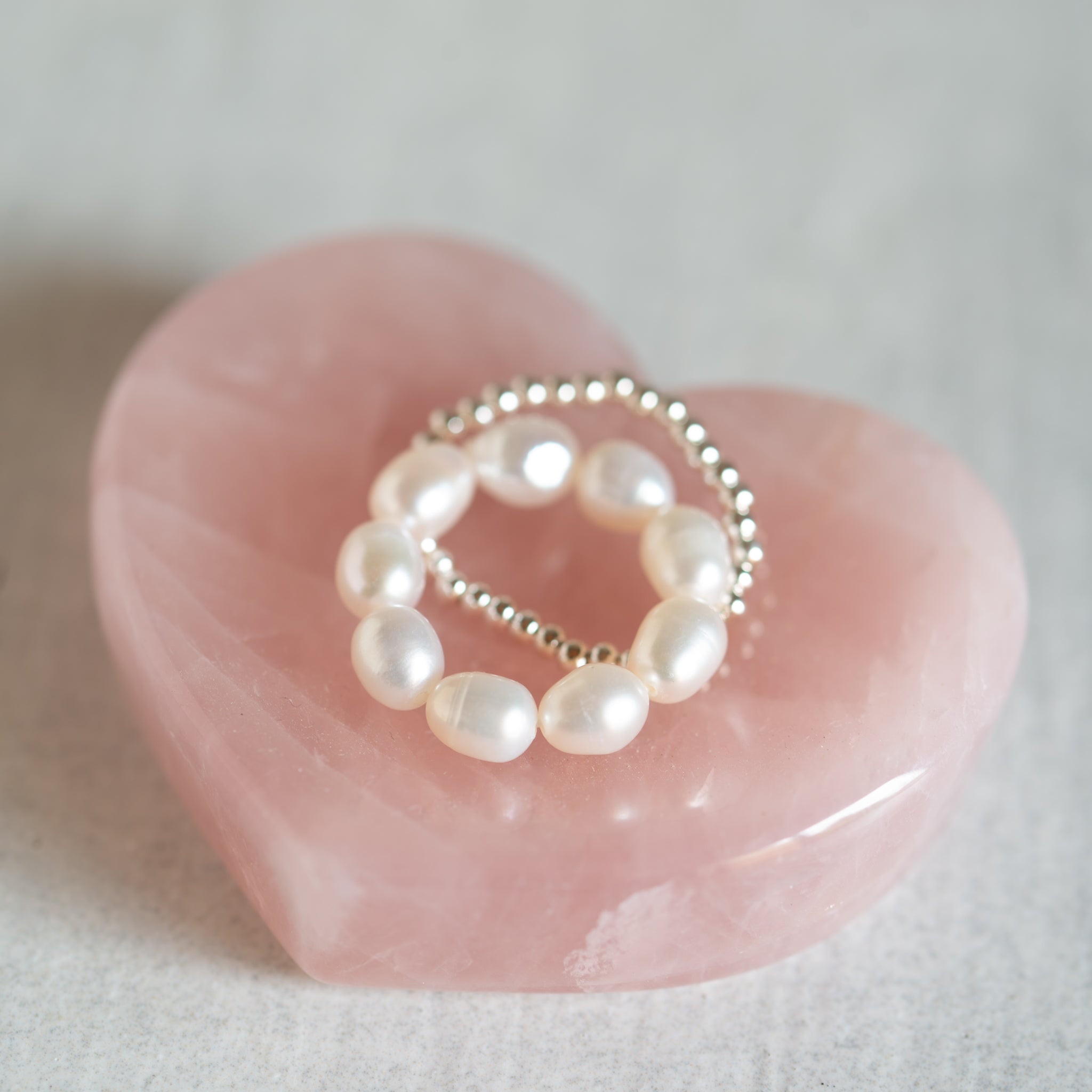 Rose Quartz Heart Dish