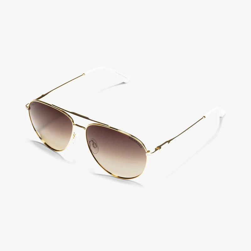 Locello Sunglasses | Mara | Gold-White