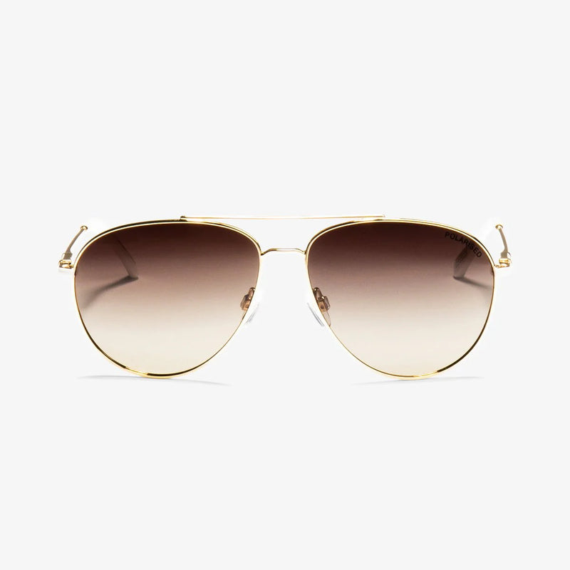 Locello Sunglasses | Mara | Gold-White