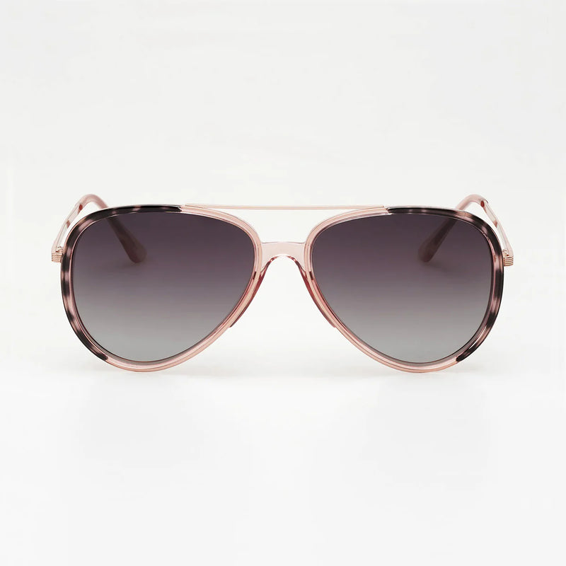 Locello Sunglasses | Lexie | Pink Tortoiseshell/Smoke