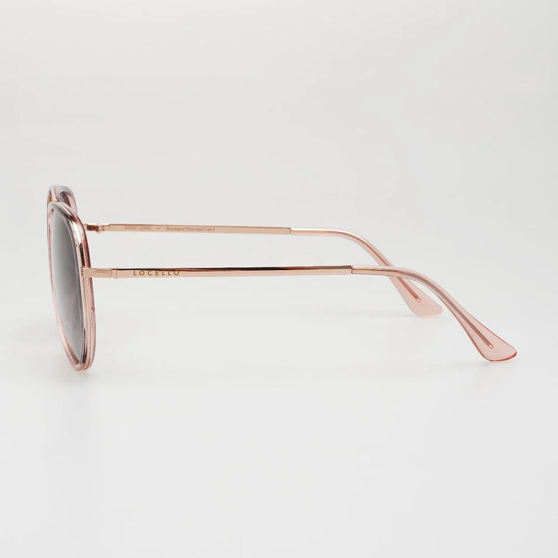 Locello Sunglasses | Lexie | Pink Tortoiseshell/Smoke