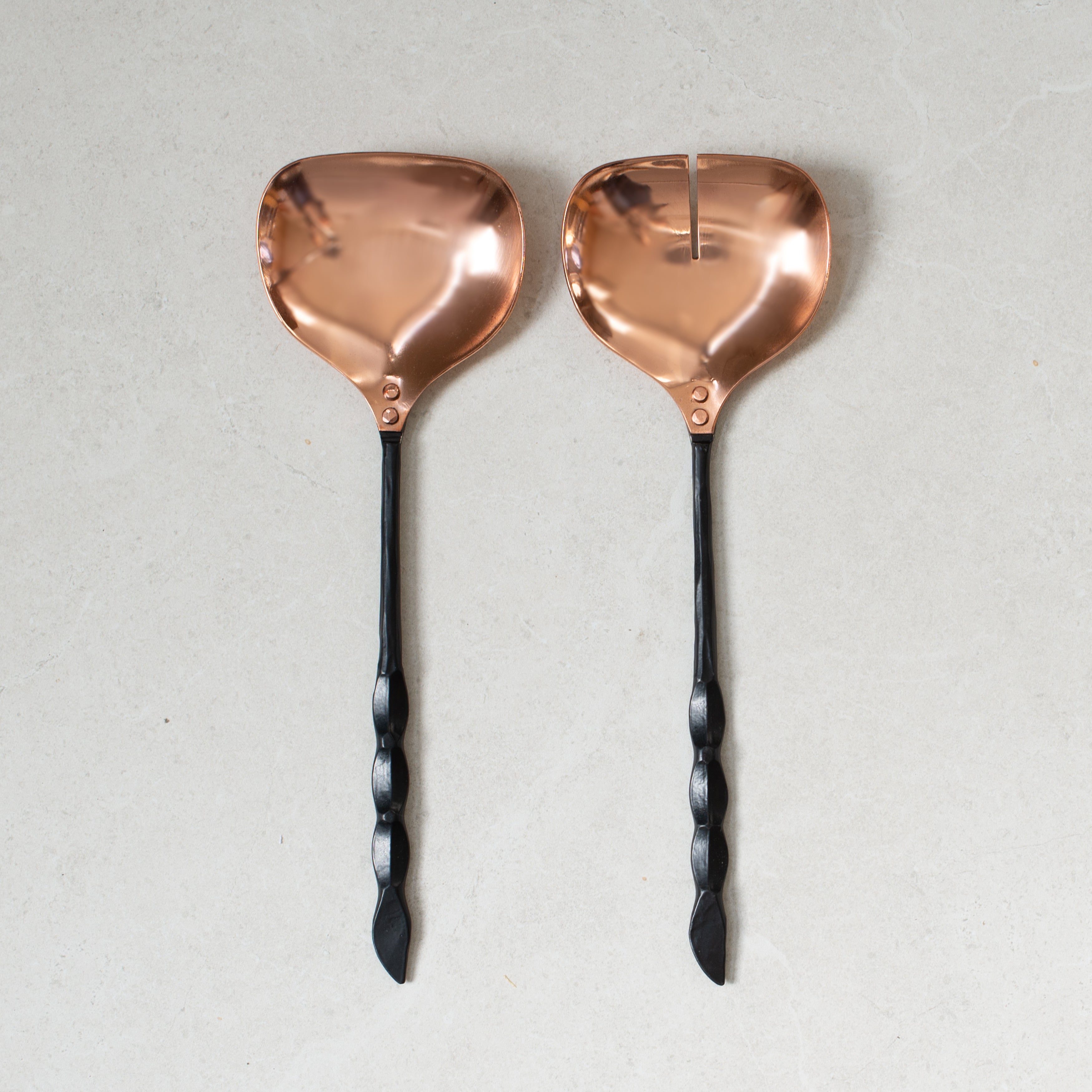 Forged Serveware | Pitala Copper Salad Servers