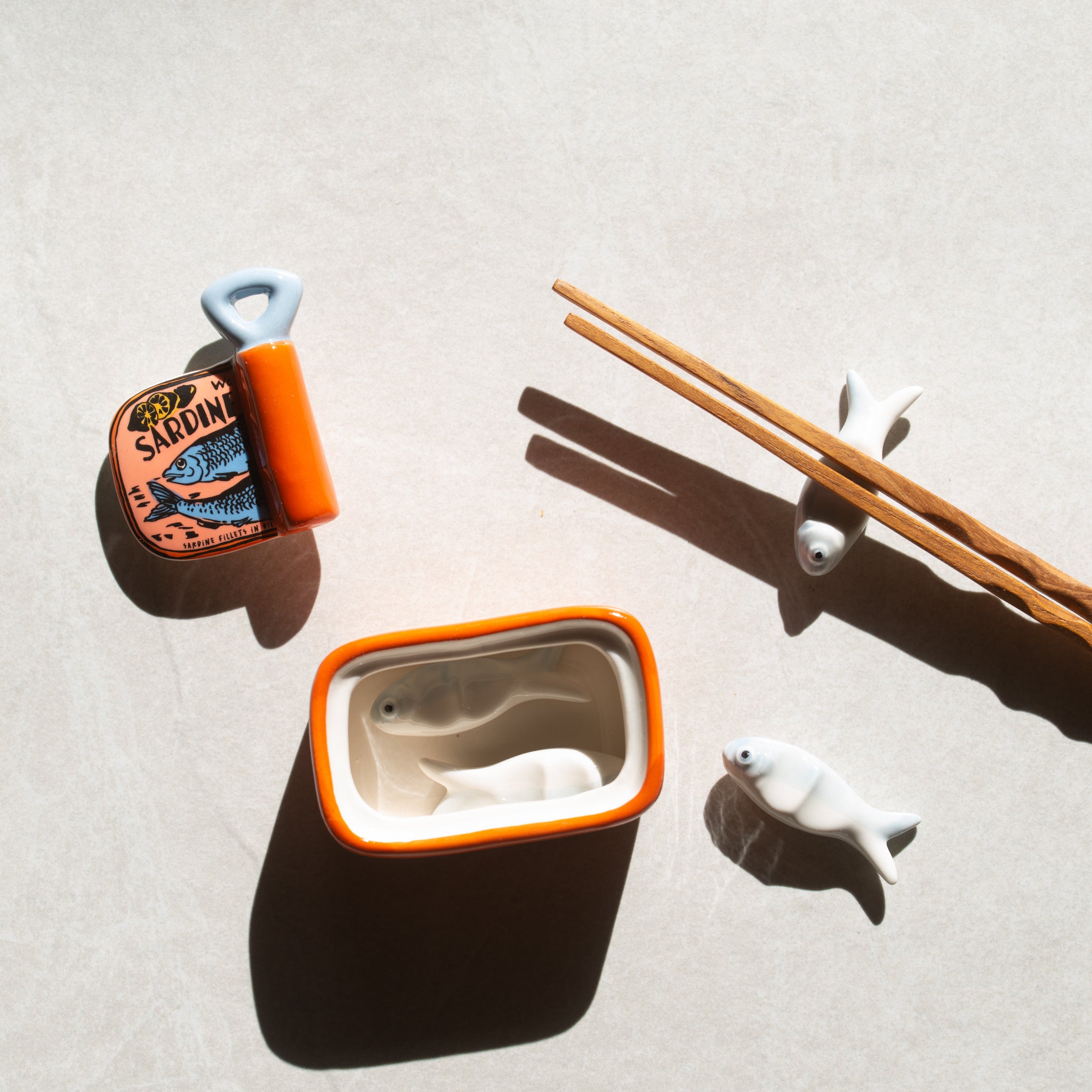 Ceramic Chopstick Set | Sardina | 5pc