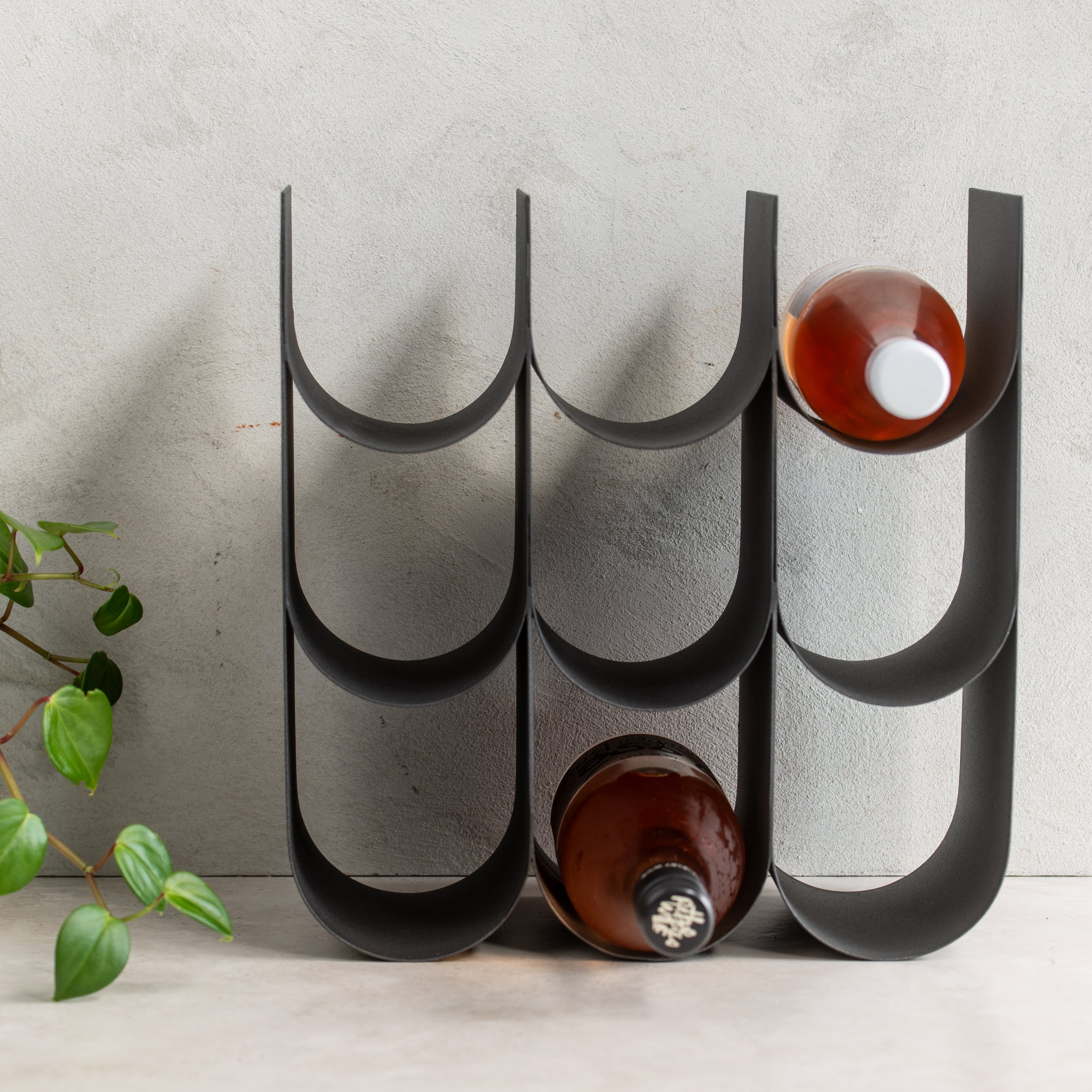 Scallop 9 Bottle Wine Rack