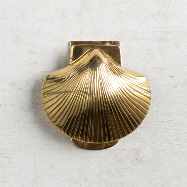 Brass Door Knocker | Shell | Large