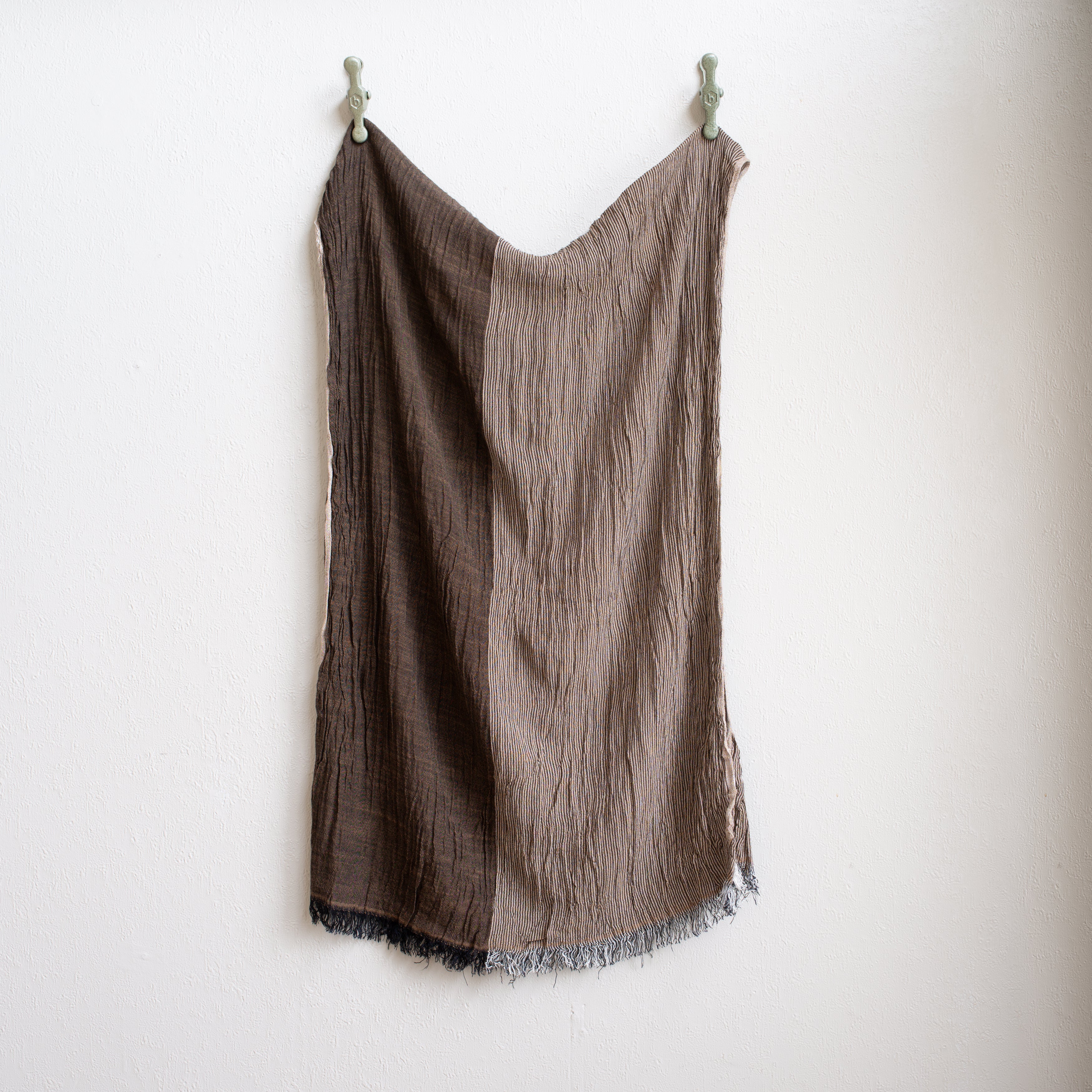 Cotton Scarf | Bold + Stripe | Bronze
