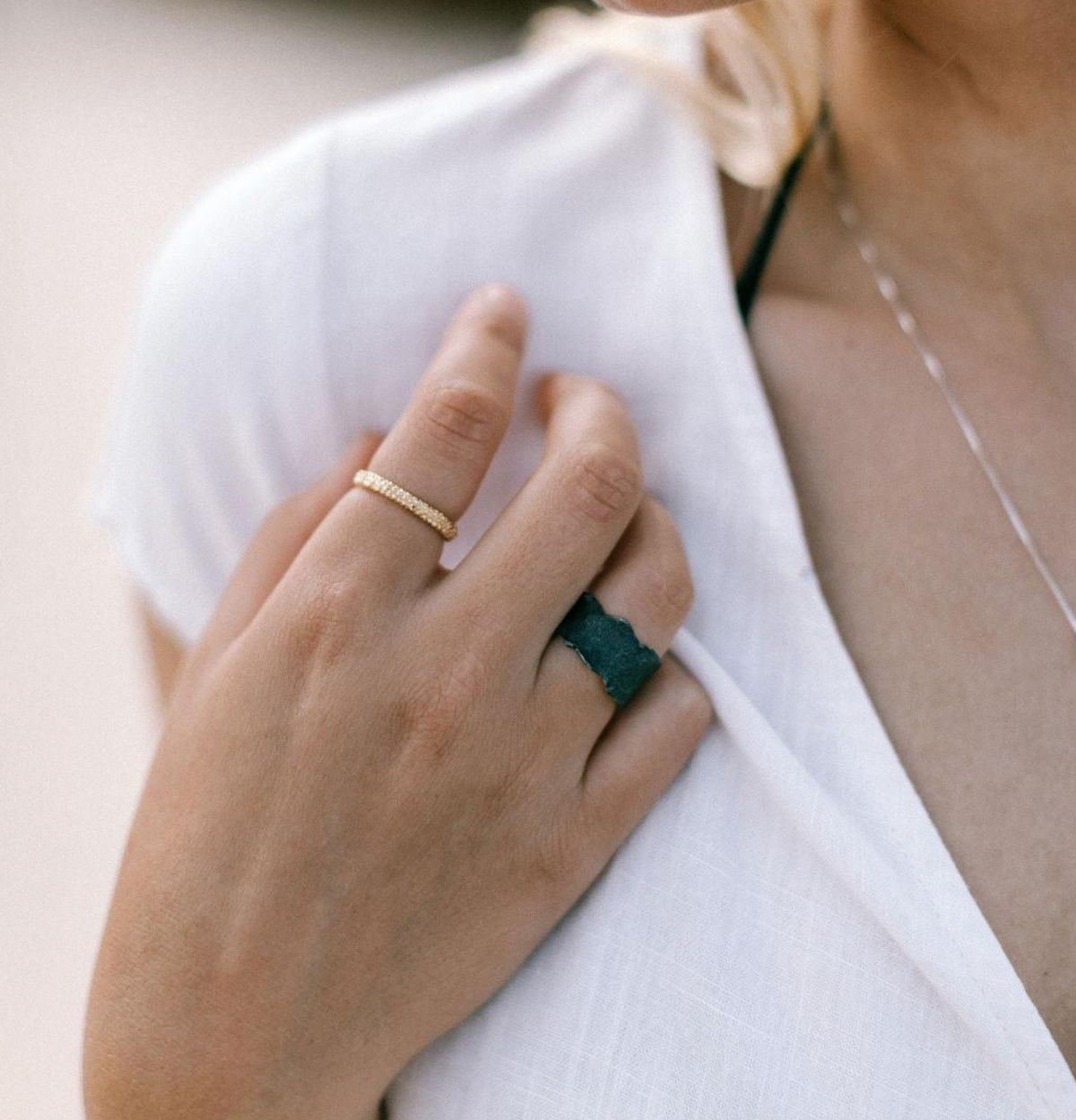 M+P | Fine Organic Band | Gold