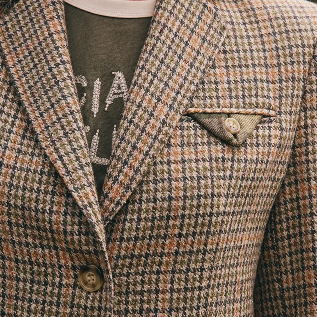 Tweed Blazer | Kingsley | Brown