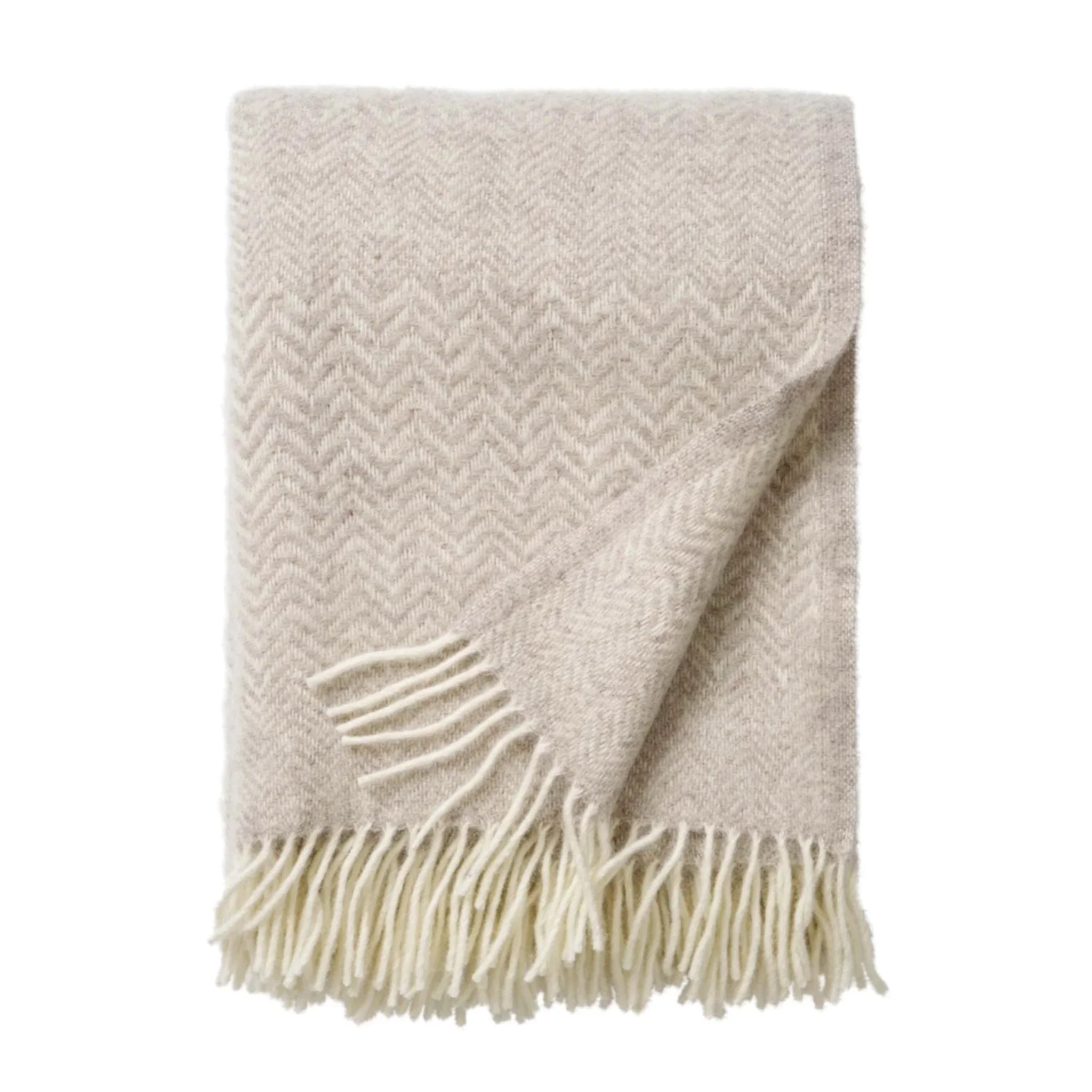 Klippan NZ Wool Blanket | Zigzag | Griege
