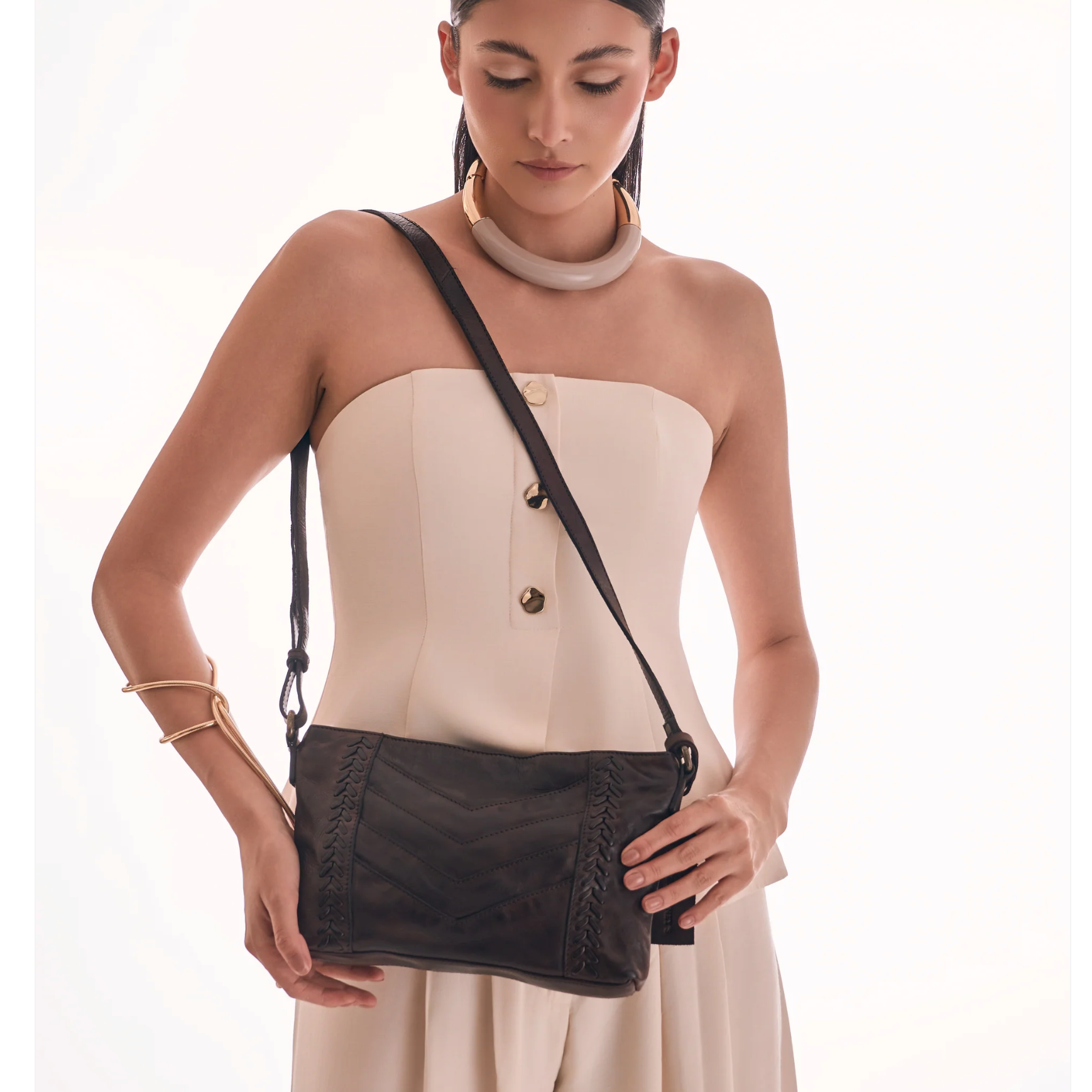 Leather Bag | The Daintree Sling | Chocolate