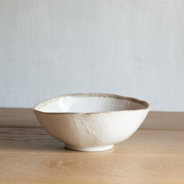 Japanese Ceramics | Shirokaratsu | Large Serving Bowl