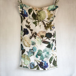 Silk Pillowcase | Floral | White