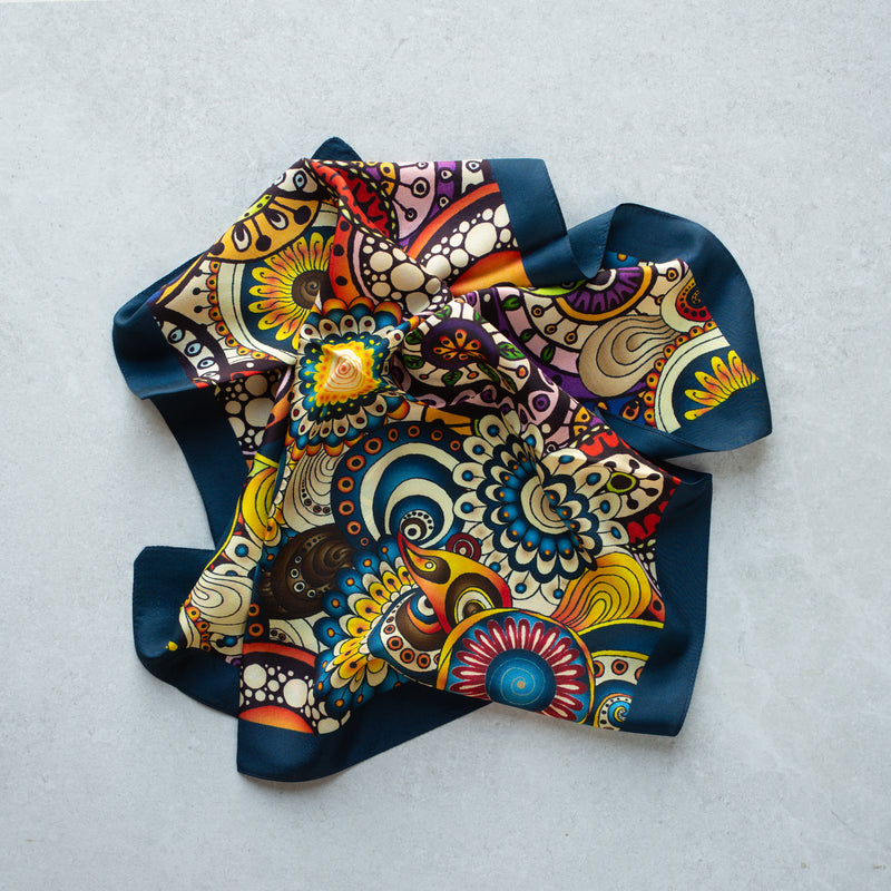 Silk Neck Scarf | Square