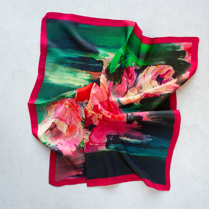 Silk Neck Scarf | Square