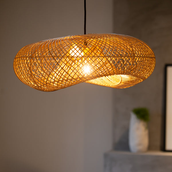 Fluide Rattan Light Shade NZ Folklore Lighting
