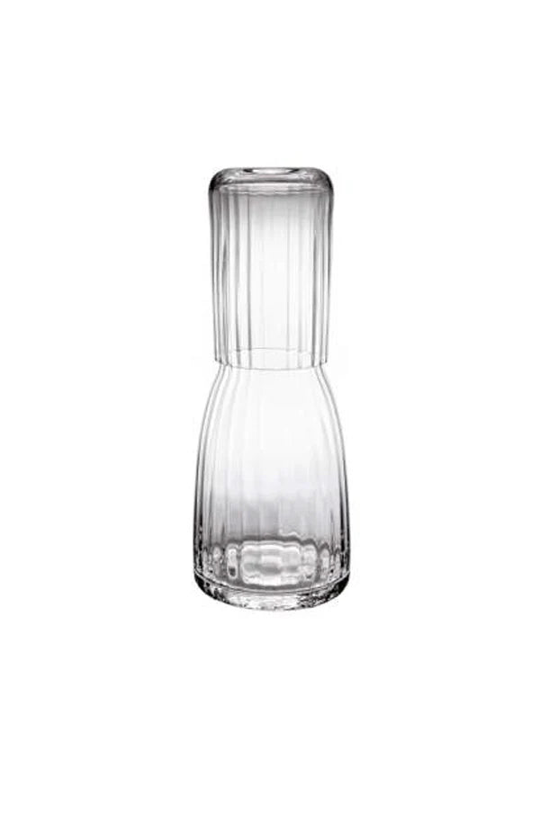 Spade Ribbed Carafe + Glass Set