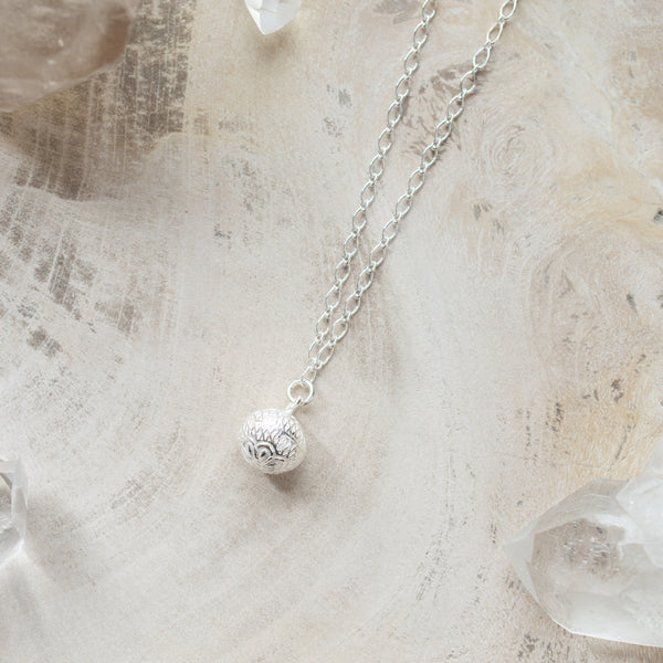 Sterling Silver Necklace | Bloom on 18" sterling silver chain