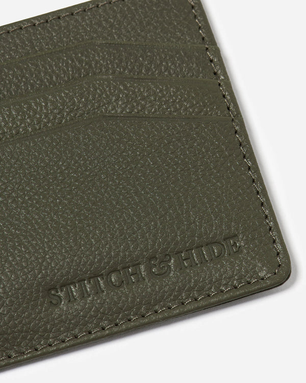 Stitch & Hide | Alice Cardholder | Olive