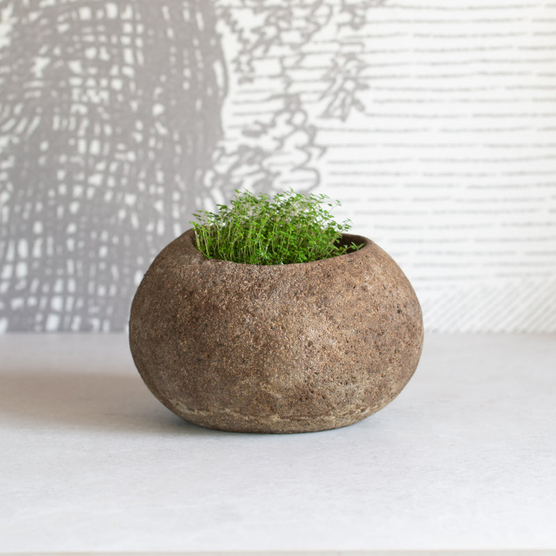 Stone Planter Pot | LARGE