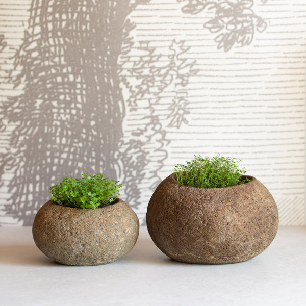 Stone Planter Pot | LARGE