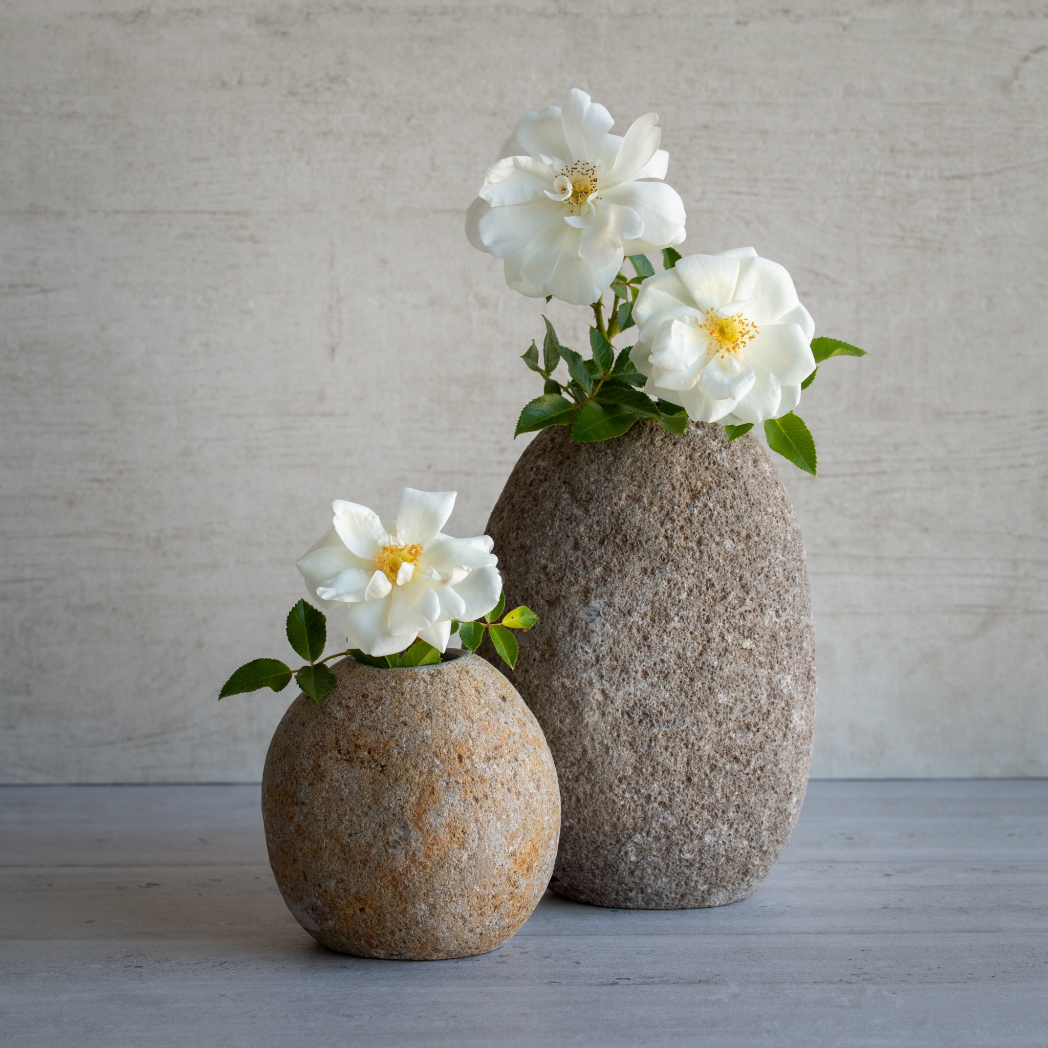 Natural Stone Flower Vase | Small