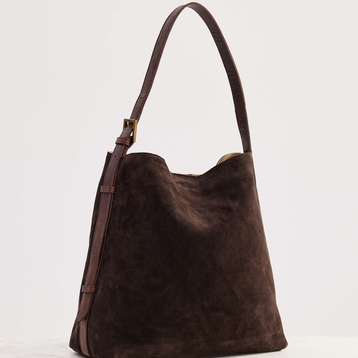 Juju & Co. | Suede Cabas Tote | Chocolate