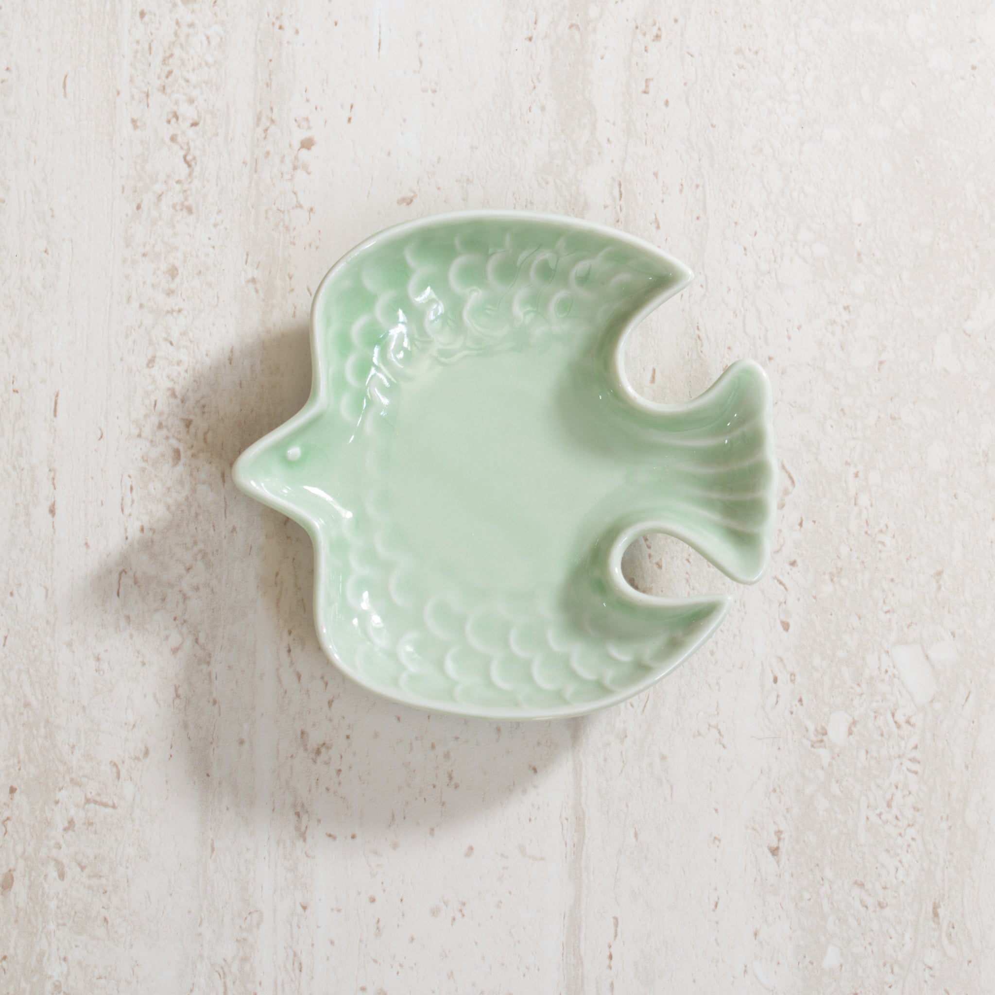 Japanese Ceramics | Swallow Dish | Minty Green