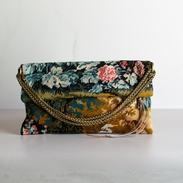 Tapestry Bag | Clutch / Crossbody | Woodland Bloom