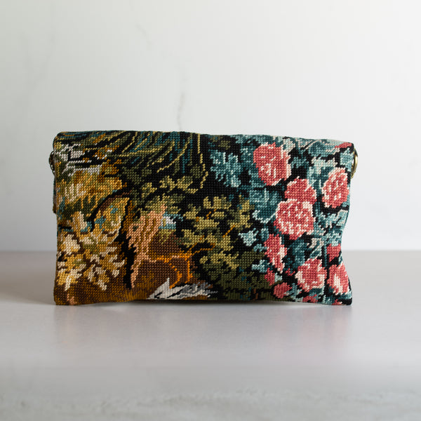 Tapestry Bag | Clutch / Crossbody | Woodland Bloom