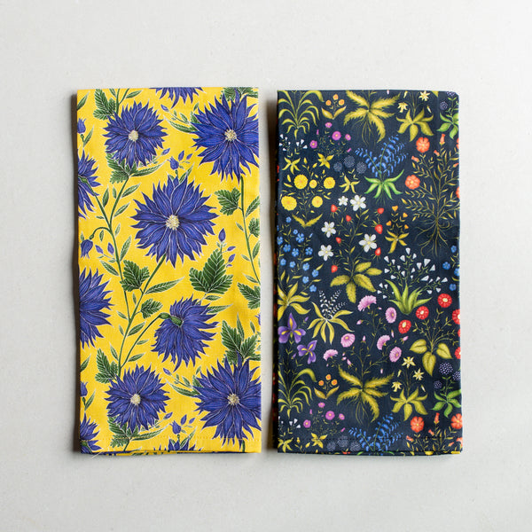 Floral Designs | Set of 2 | Tea Towel