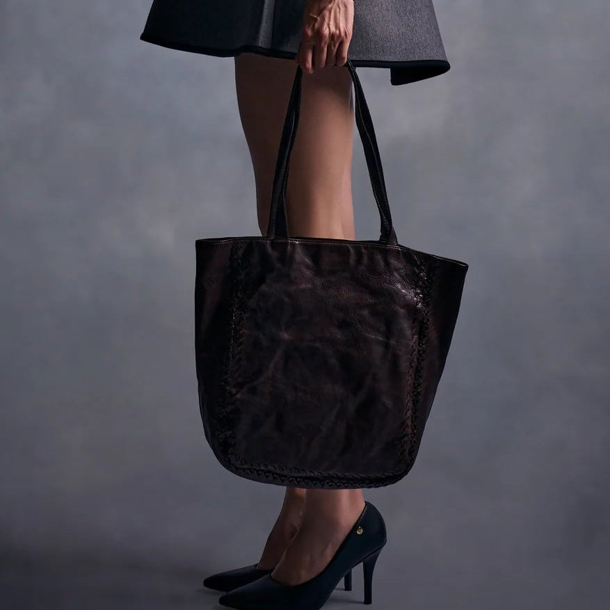 Leather Bag | The Flinders Tote | Brown