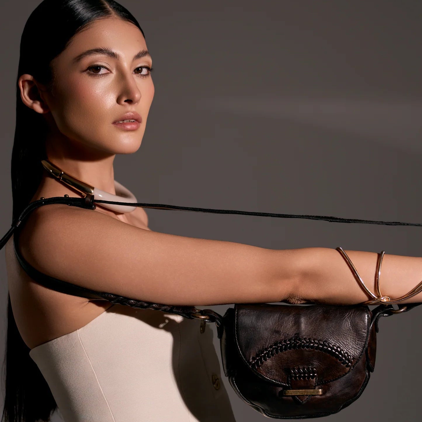 Leather Bag | The Marla Mini | Chocolate
