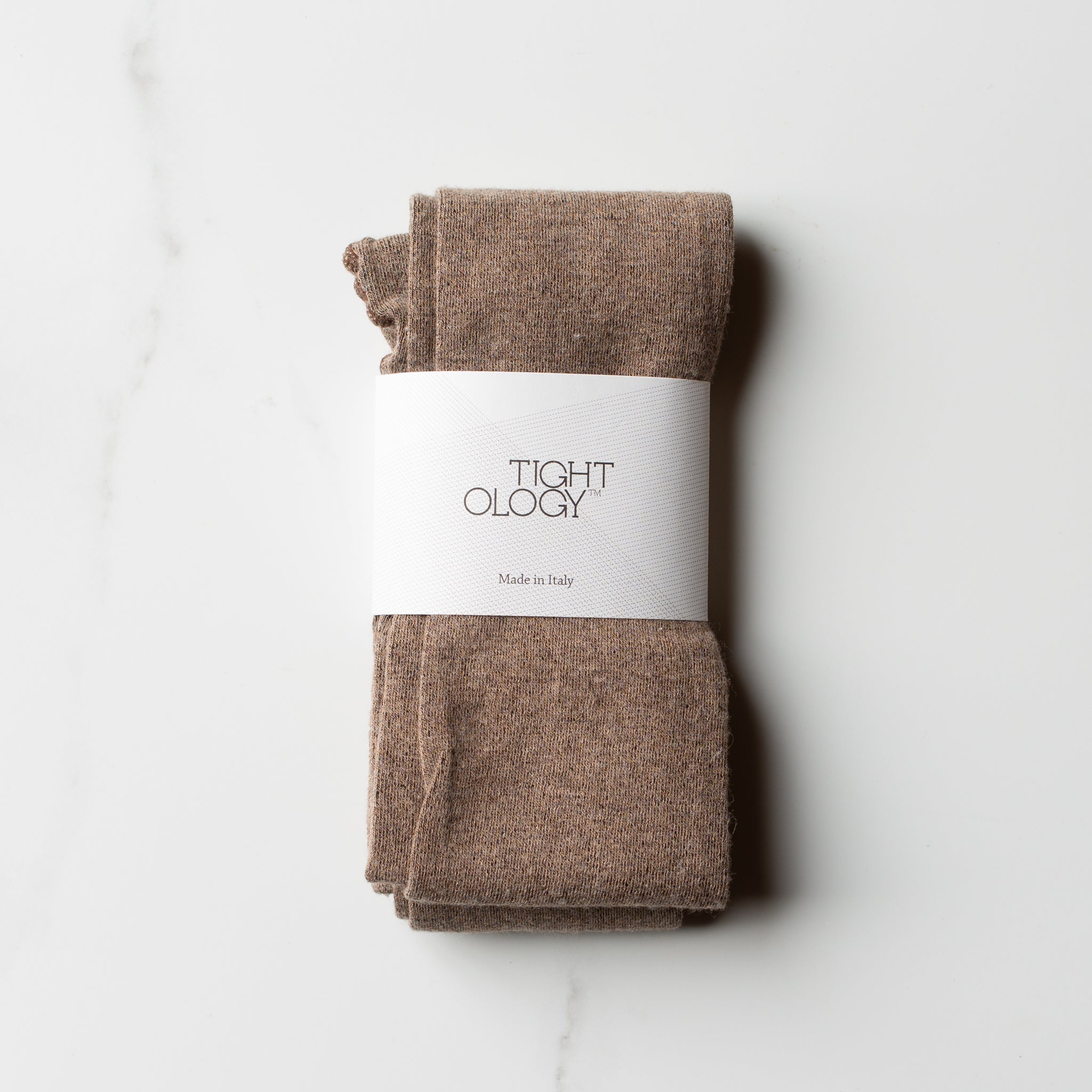 Capsule Cashmere Blend Tights | Hazelnut