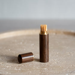 Wooden Toothpick Holder | Walnut
