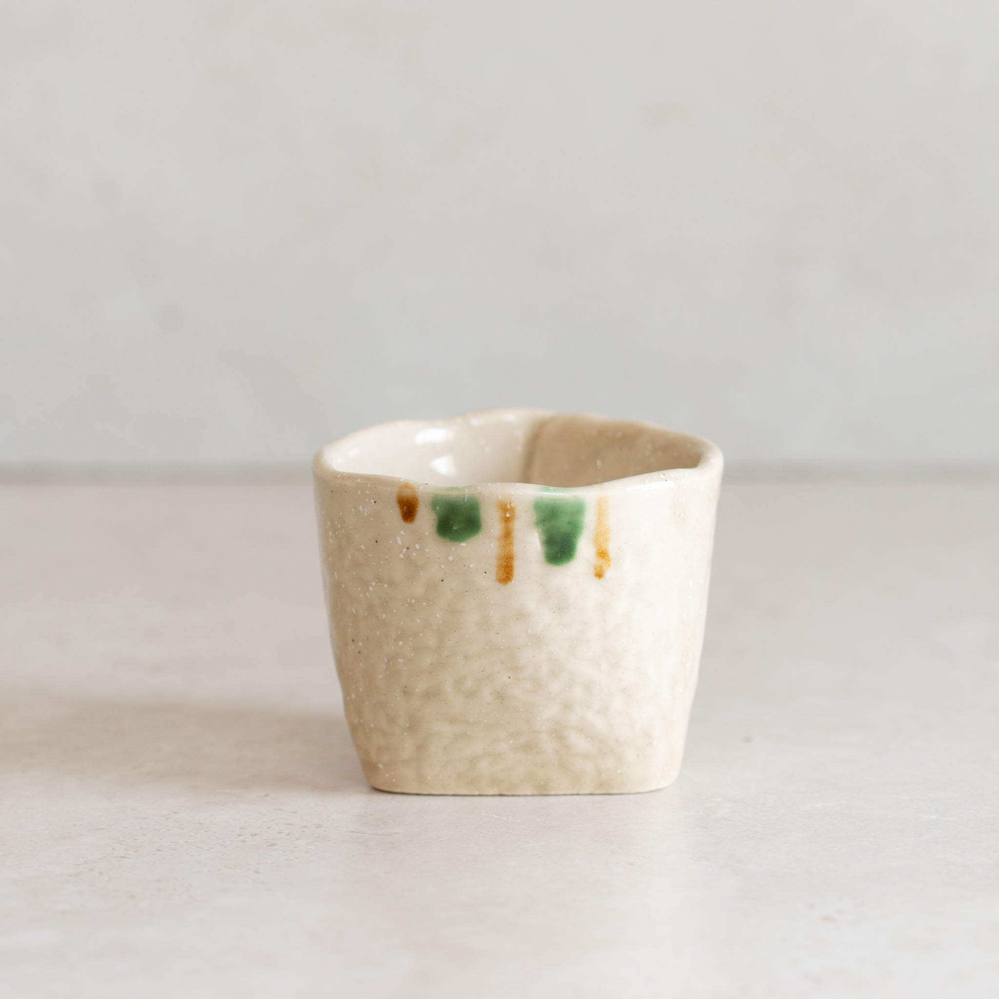 Japanese Ceramics | Triangular Cup | Assorted