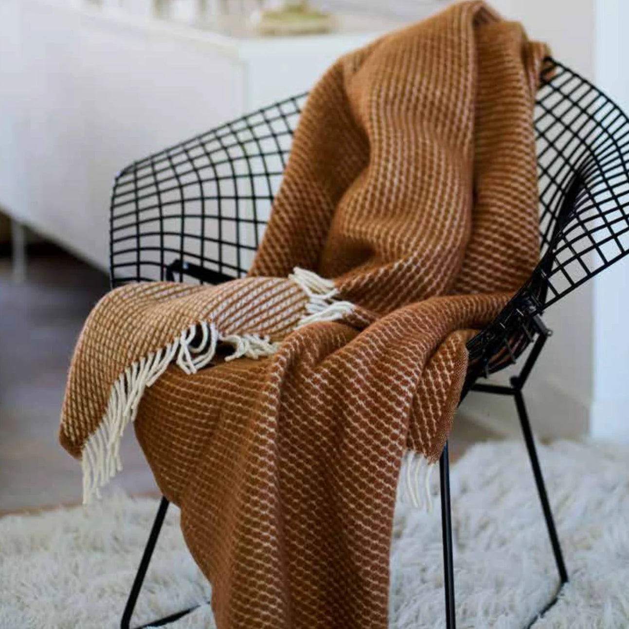 Klippan NZ Wool Blanket | Velvet | Mocha Mousse