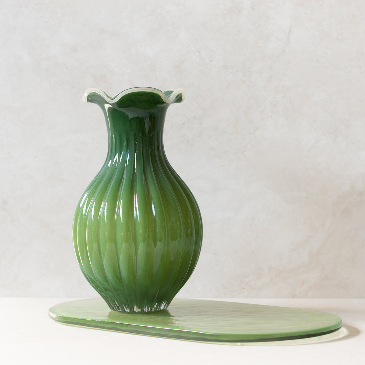 Verdura Glass Vase