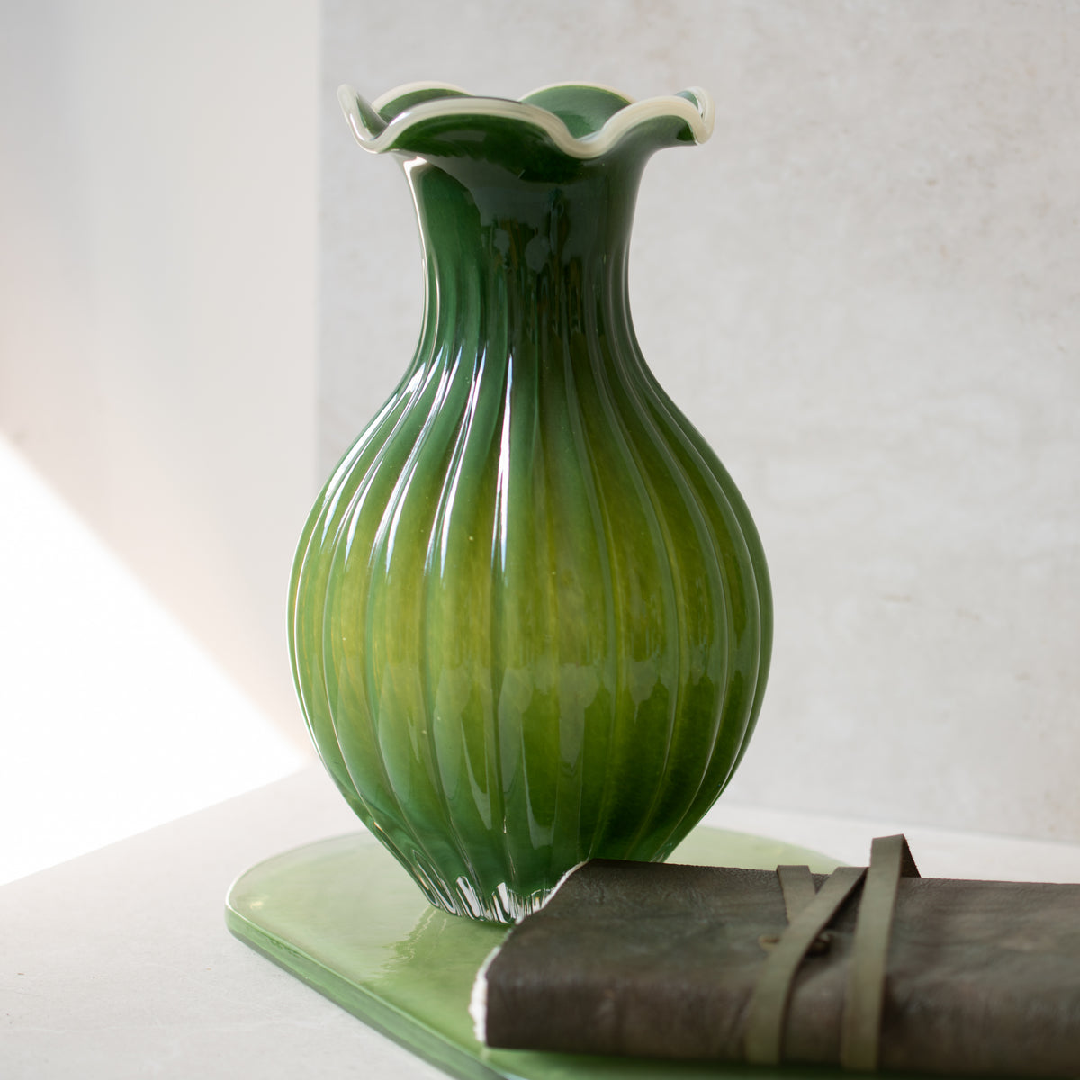 Verdura Glass Vase