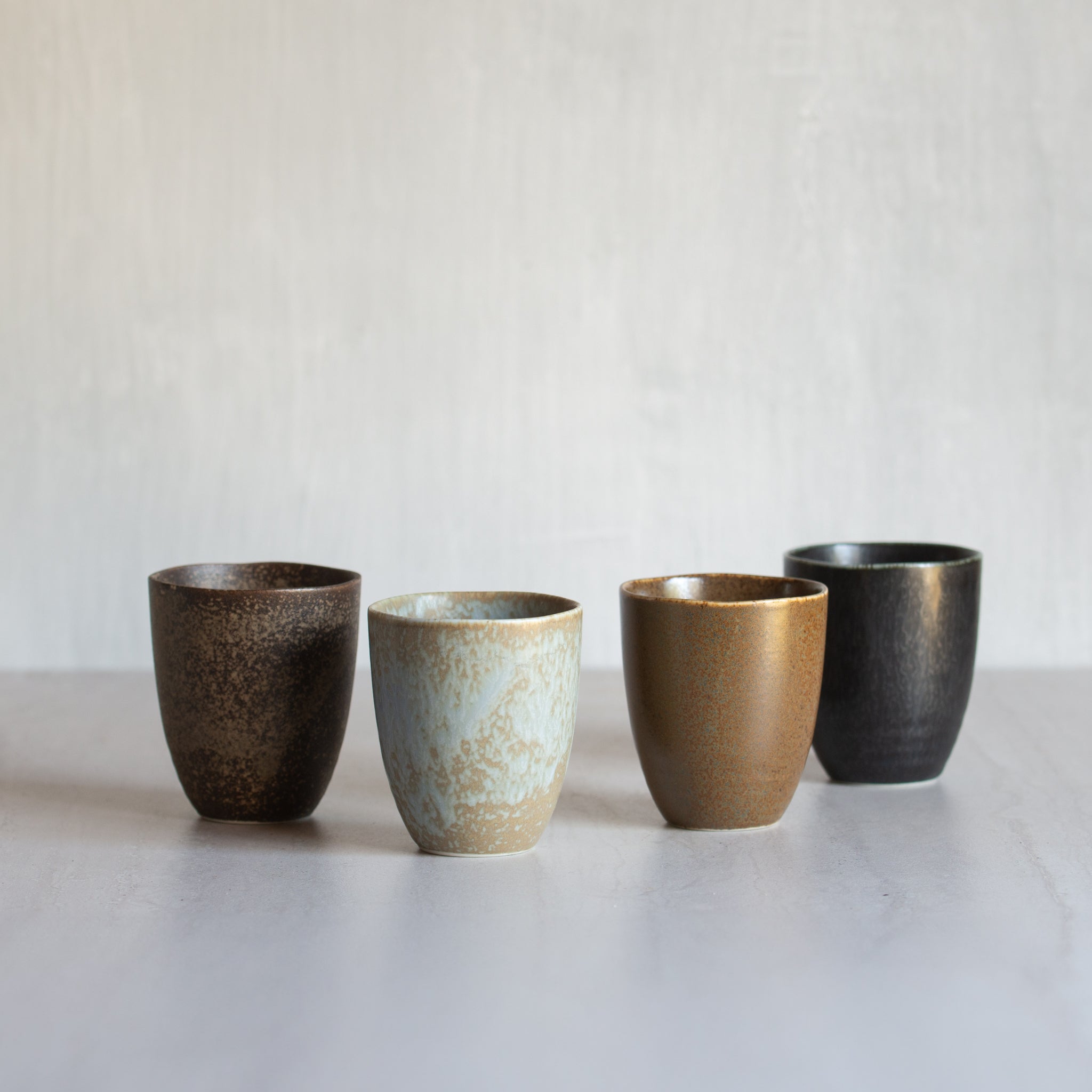 Japanese Ceramics | Wabi Sabi 4 Cup Set