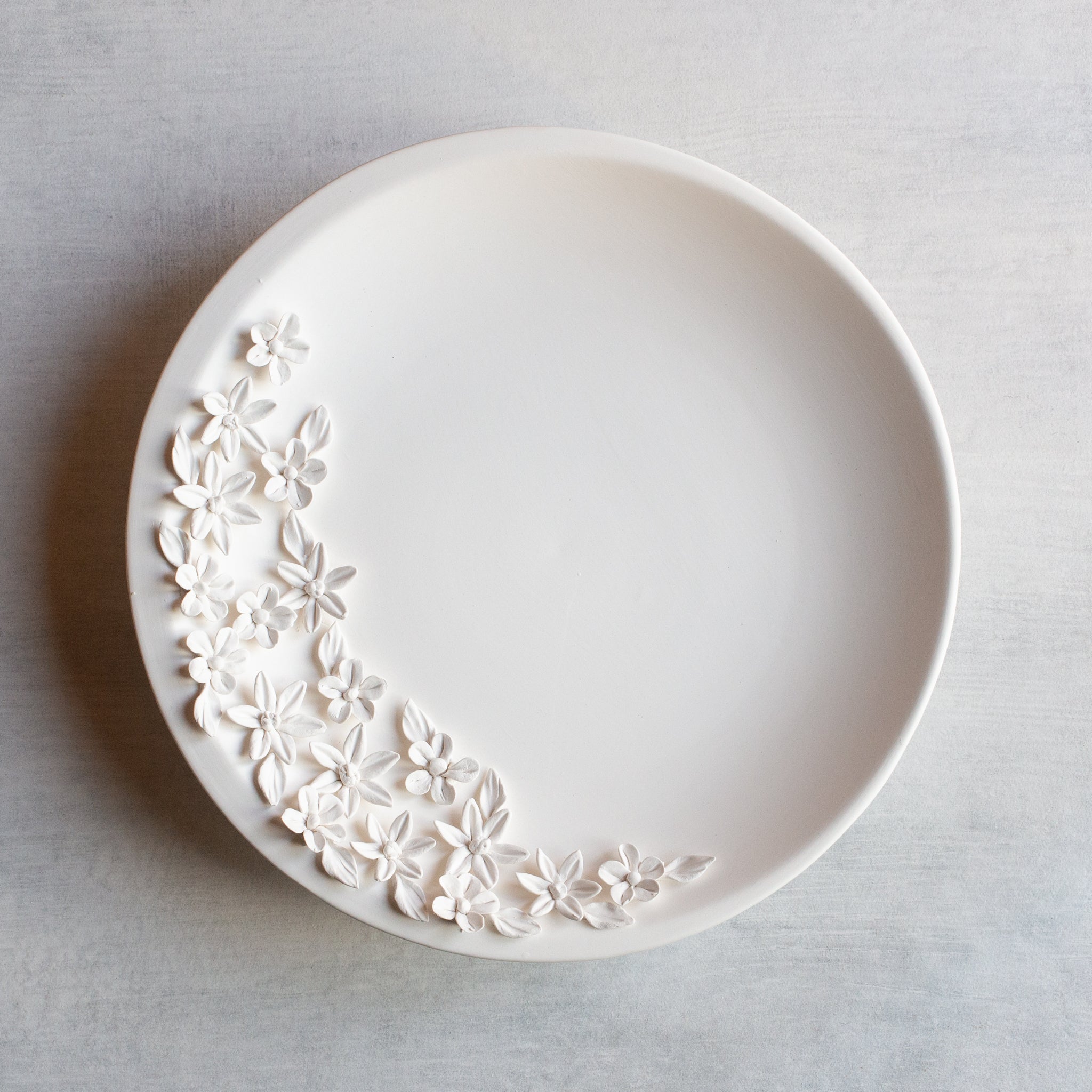 Ceramic Floral Plate