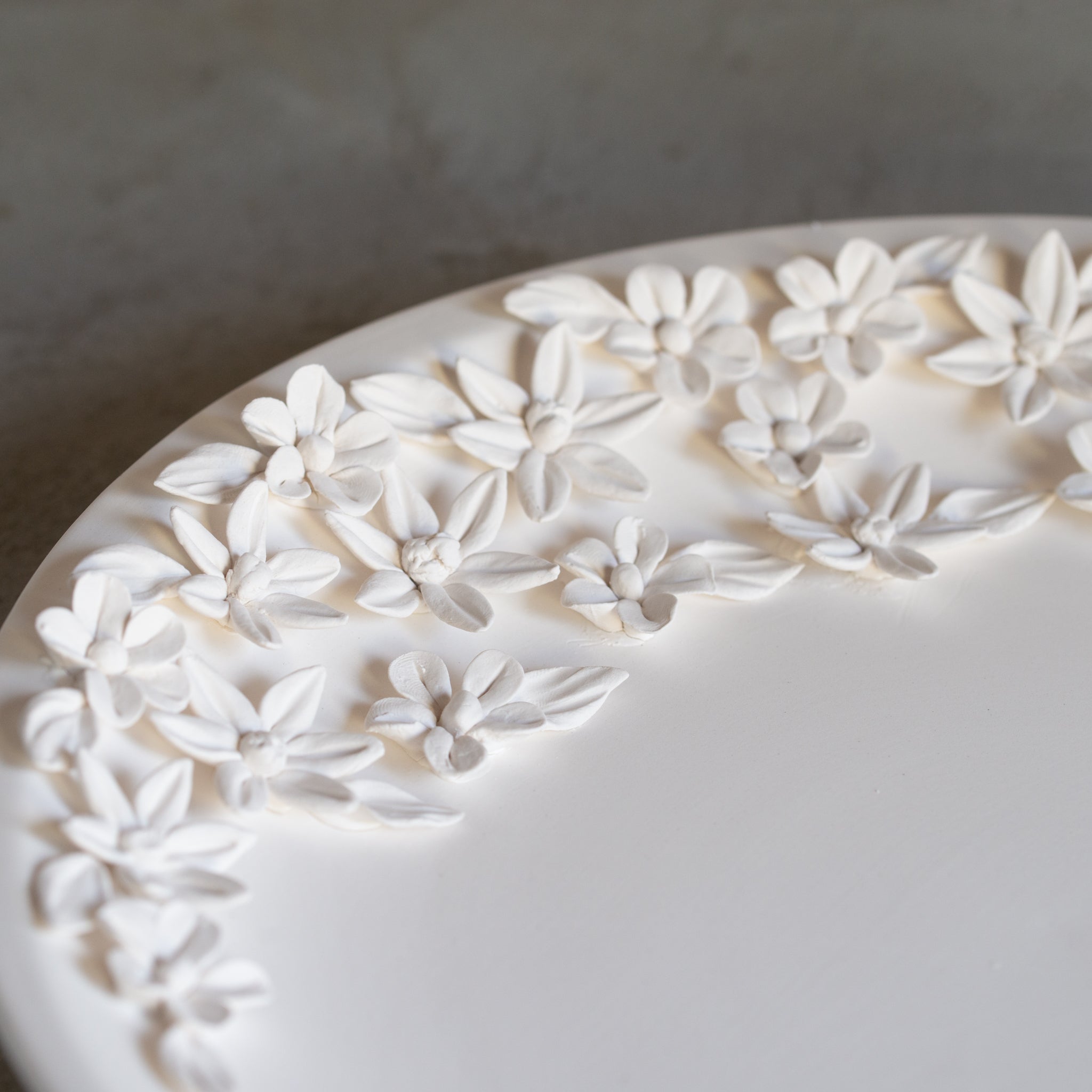 Ceramic Floral Plate