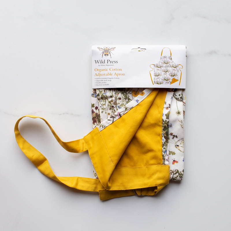 Organic Cotton Apron | Wildflower Hare