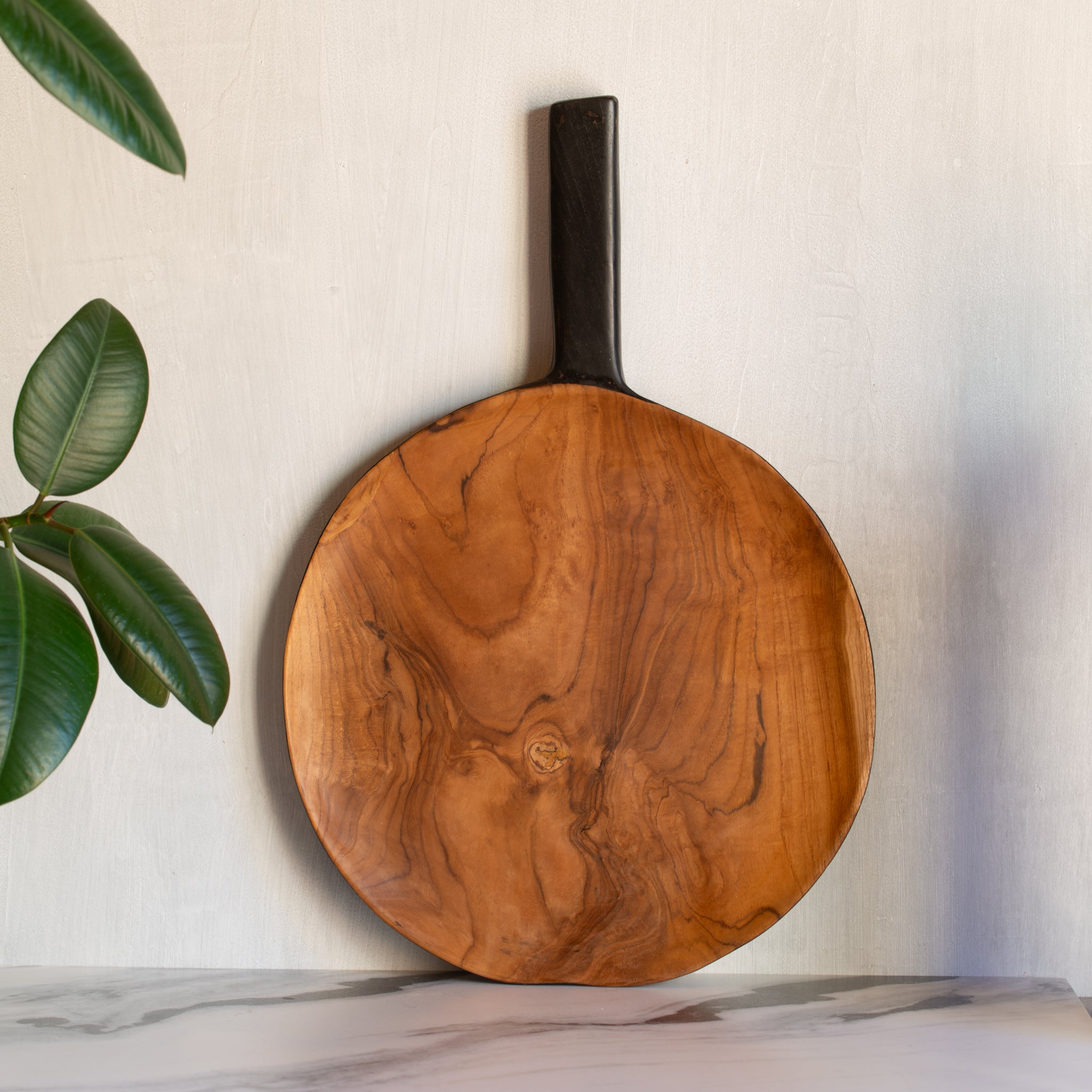 Wooden Serving Platter with Handle