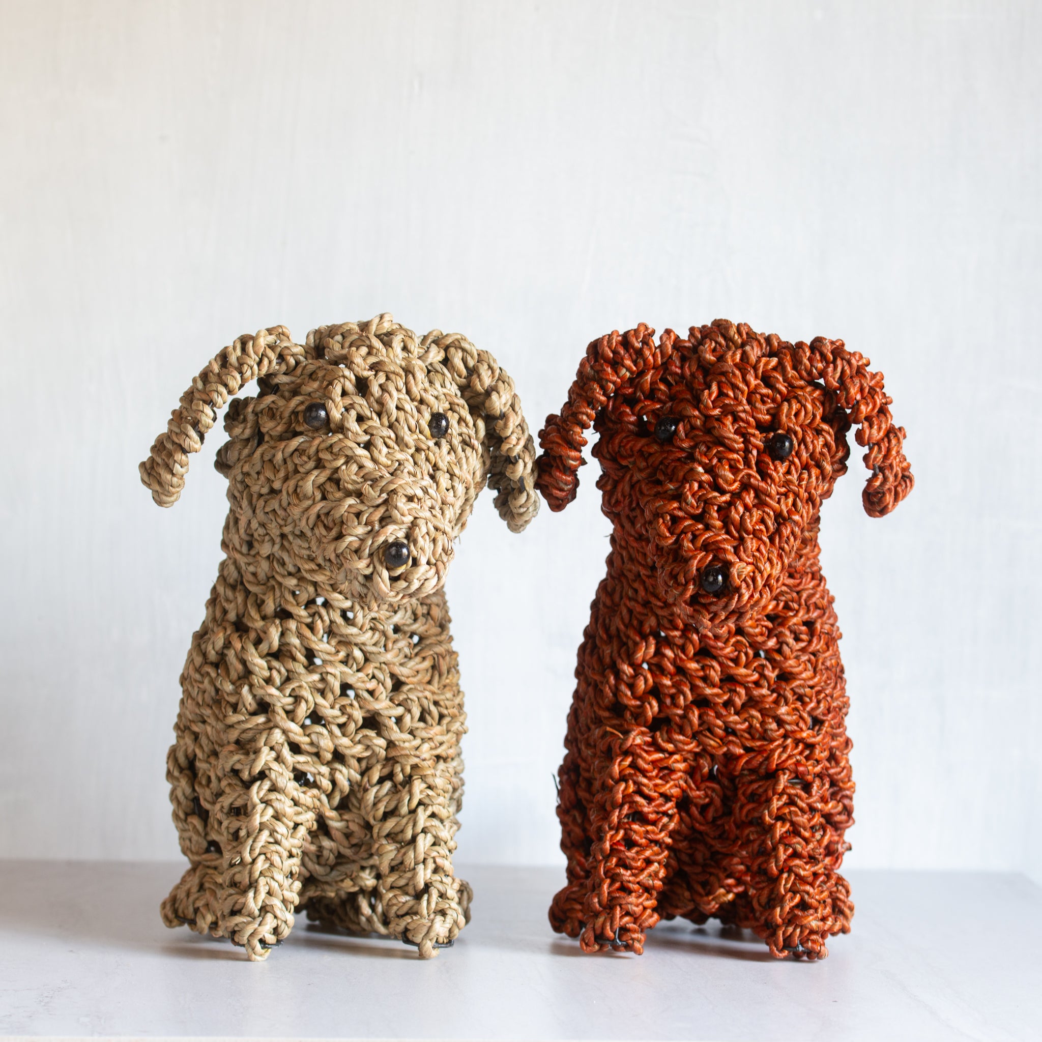 Woven Seagrass Dog | Small - Natural