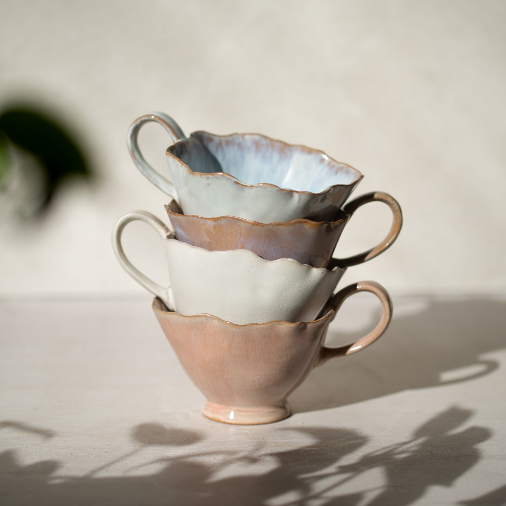 Ceramic 4 Cup Set | Yuki