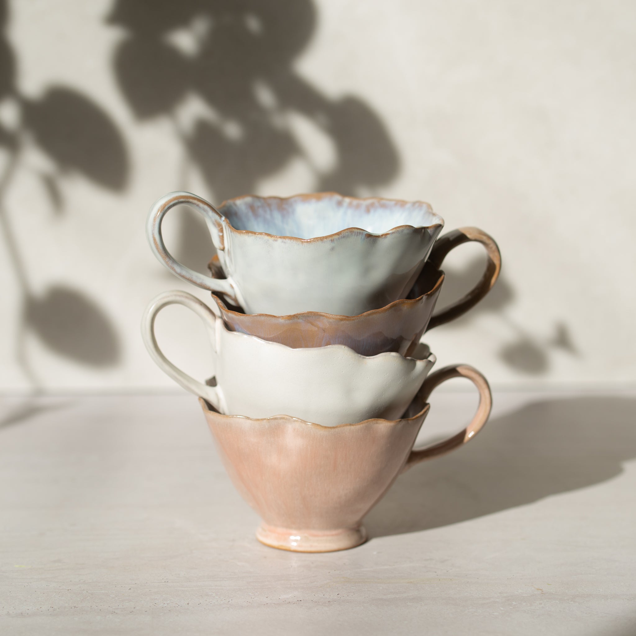 Ceramic 4 Cup Set | Yuki