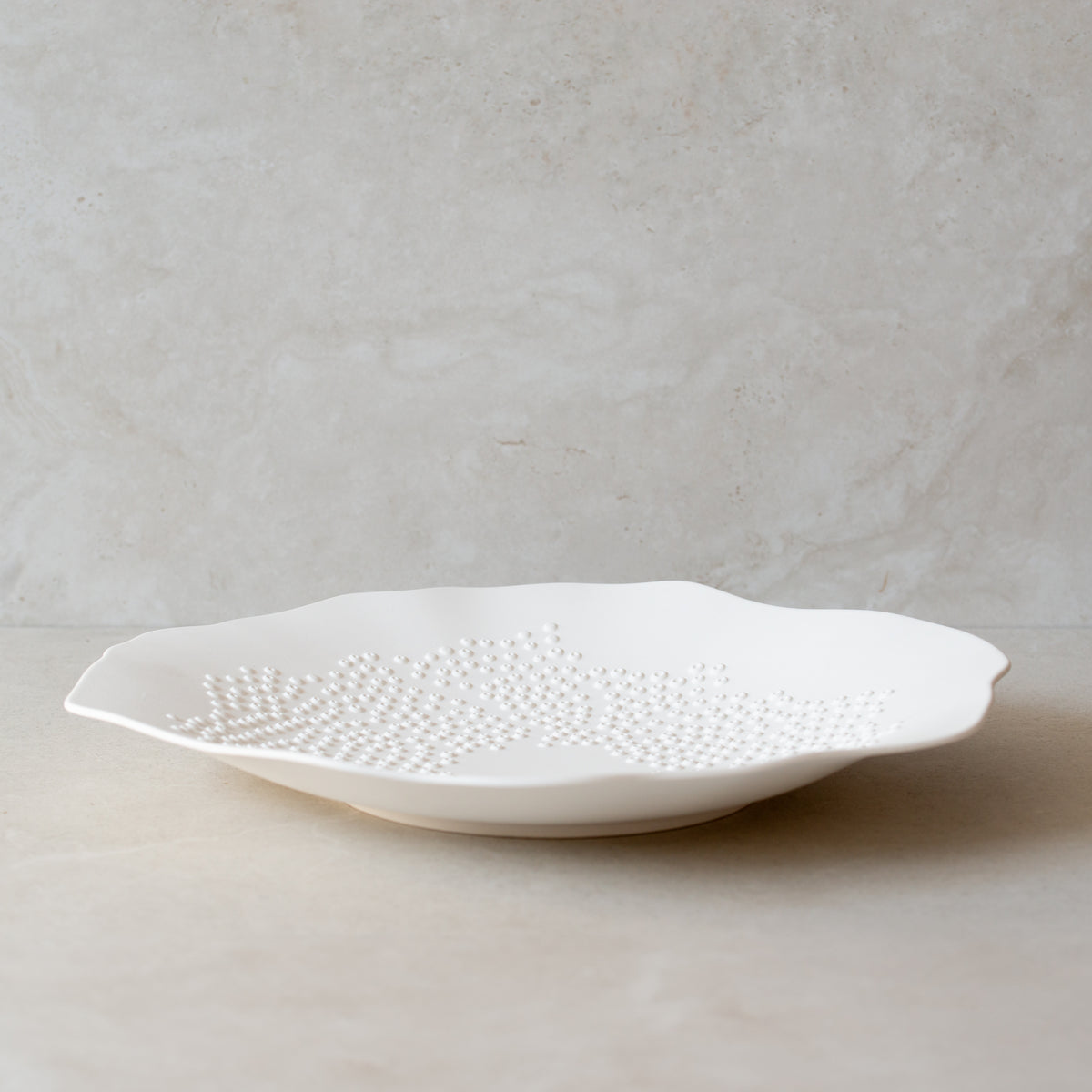 Zeta | Ceramic Embossed Plate