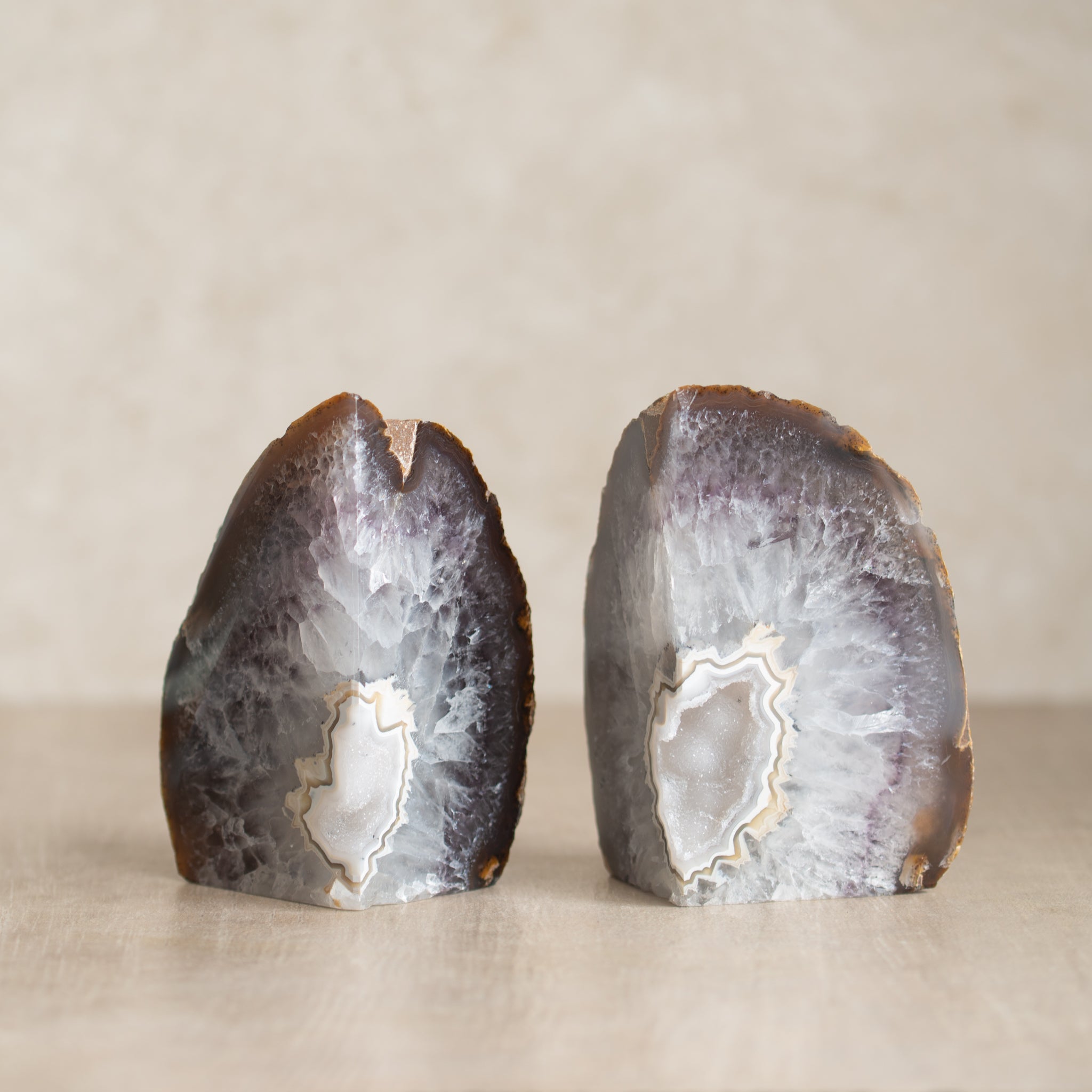 Agate Bookends | E