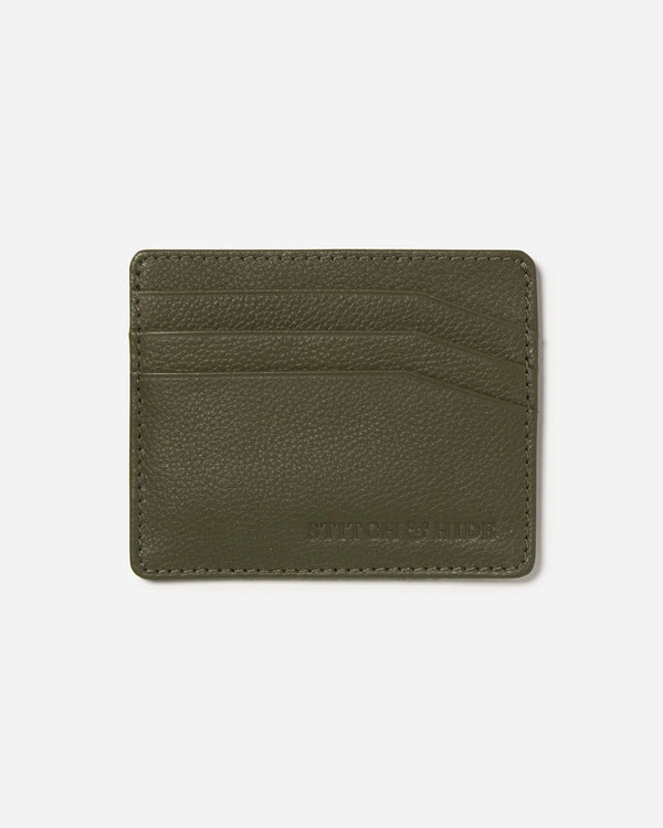 Stitch & Hide | Alice Cardholder | Olive