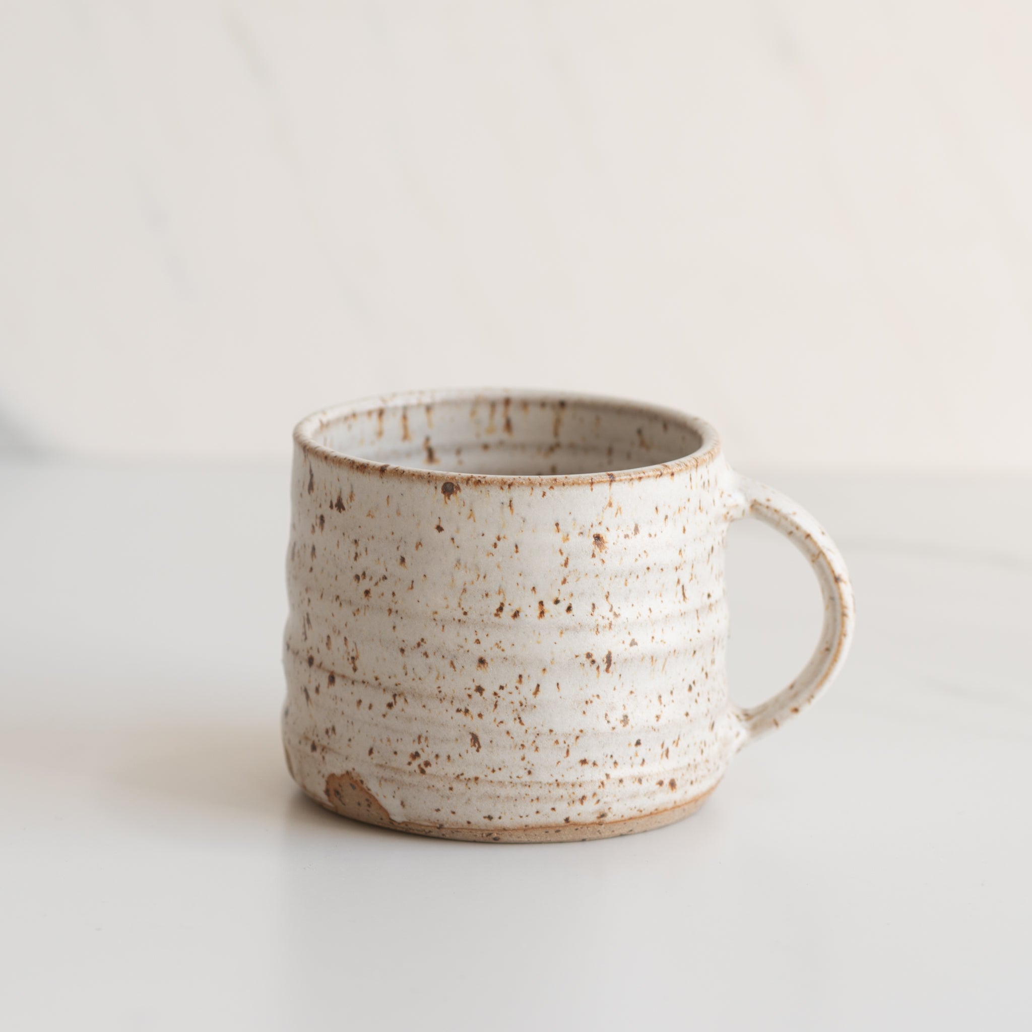 Anna Campbell | New Zealand Ceramics | Mug | Speckled White